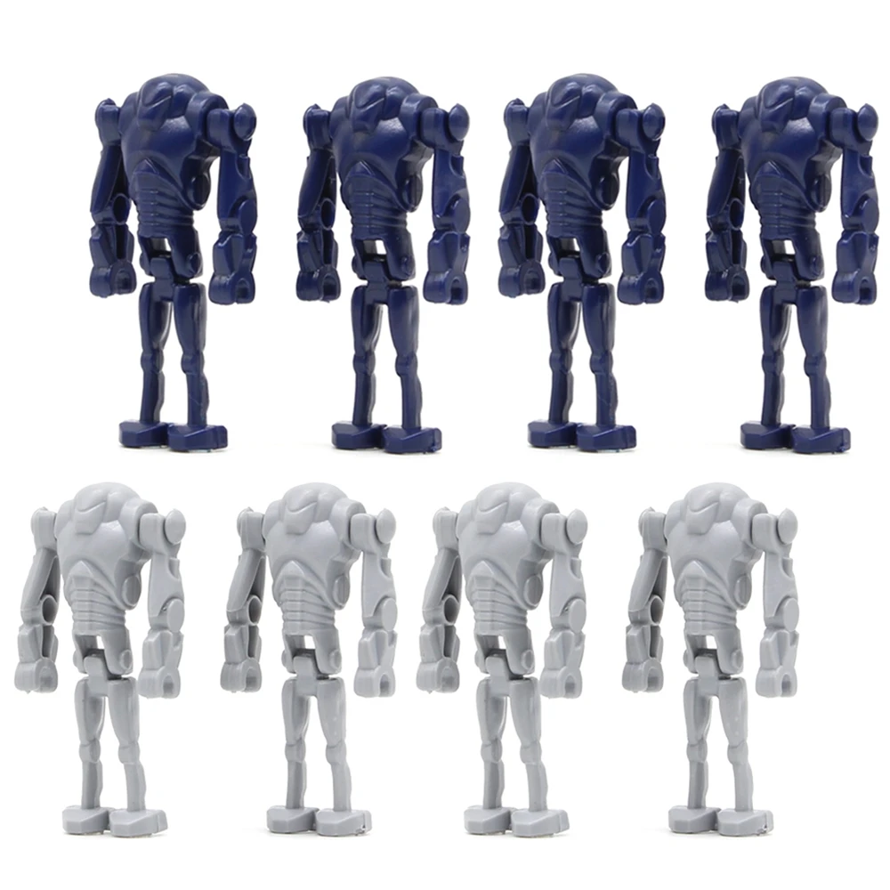 

Feleph 4pcs/lot New Super Battle Robot Model Army Figure Set With Baseplate Military Building Blocks kits Brick Toys