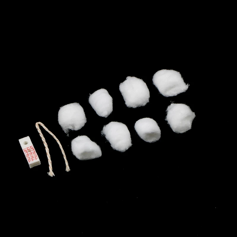 

1pcs /5pcs Lighters Cotton Wicks Flints Oil Absorbent Core Cotton for Kerosene Lighter
