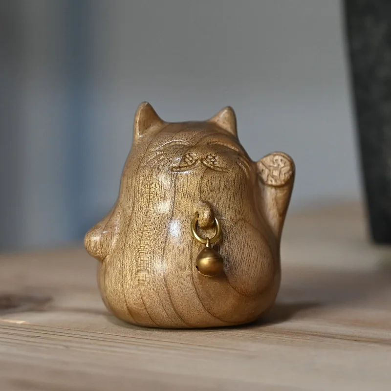 

Деревянная ручка для чайного столика, в форме кошки