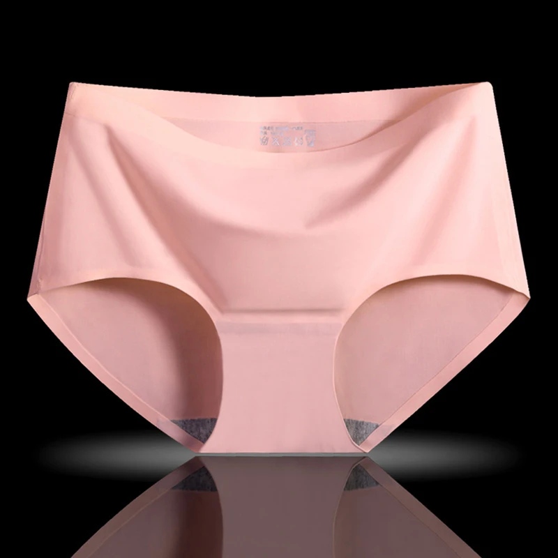 KANCOOLSoft Briefs For Women Thin Underwear Lady Solid Soft Lingerie Knickers Underpant Seamless Color Panties | Женская одежда