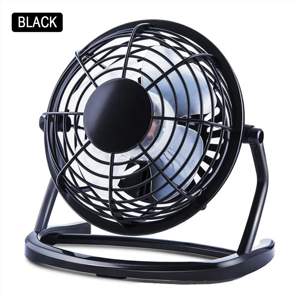 

Desk Fan Portable USB Mini Fan Small 4 Blades Cooler Cooling Fan DC 5V Operation Super Mute Silent PC Laptop Notebook usb gadget