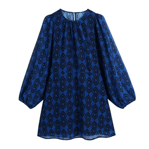 JC·KILIG 2021 New Casual Print Dress B4050