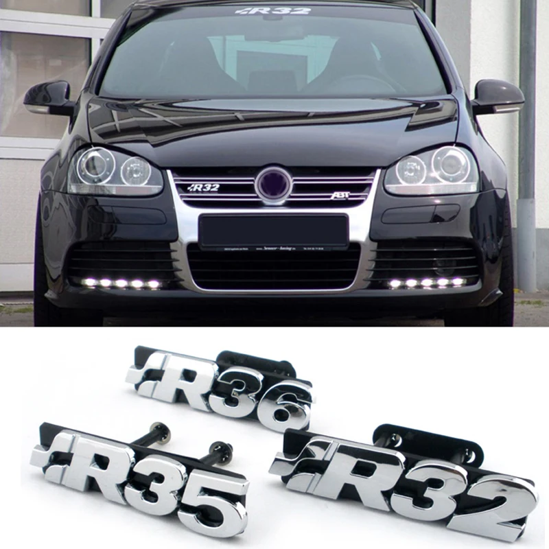 Наклейка из АБС-пластика R32/R35/R36 для Volkswagen Golf 4 5 TDI Passat кролик задний багажник