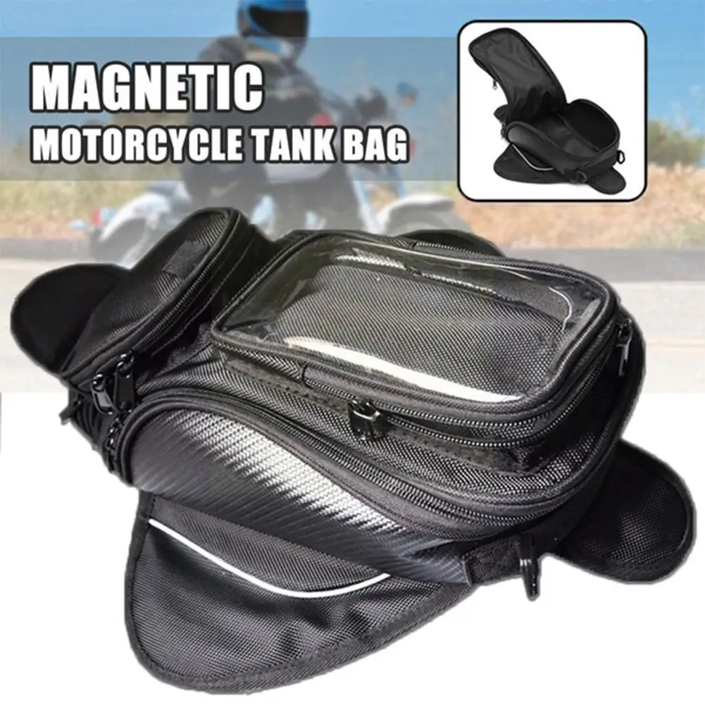 

Сумка для мотоцикла, сумка для мотоцикла, масла, топлива, магнитный резервуар, сумка для велосипеда, большой экран для телефона/gps райдера, за...