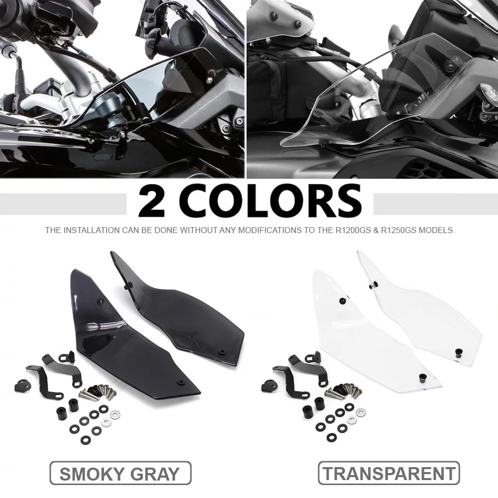 For BMW R1200GS R 1200 GS LC Rally Exclusive R 1250 GS HP R1250GS NEW Parts Wind Deflector Windshield Handguard Cover Side