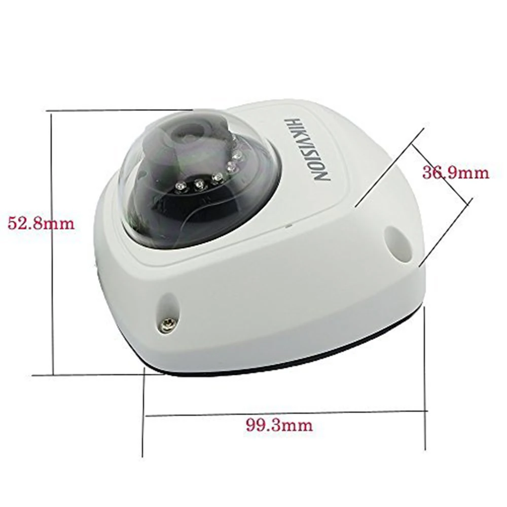 Hikvision DS-2CD2542FWD-IS 4MP купольная POE ip-камера с аудио домашней/наружной безопасности ИК 30 м CCTV видеонаблюдение H.264