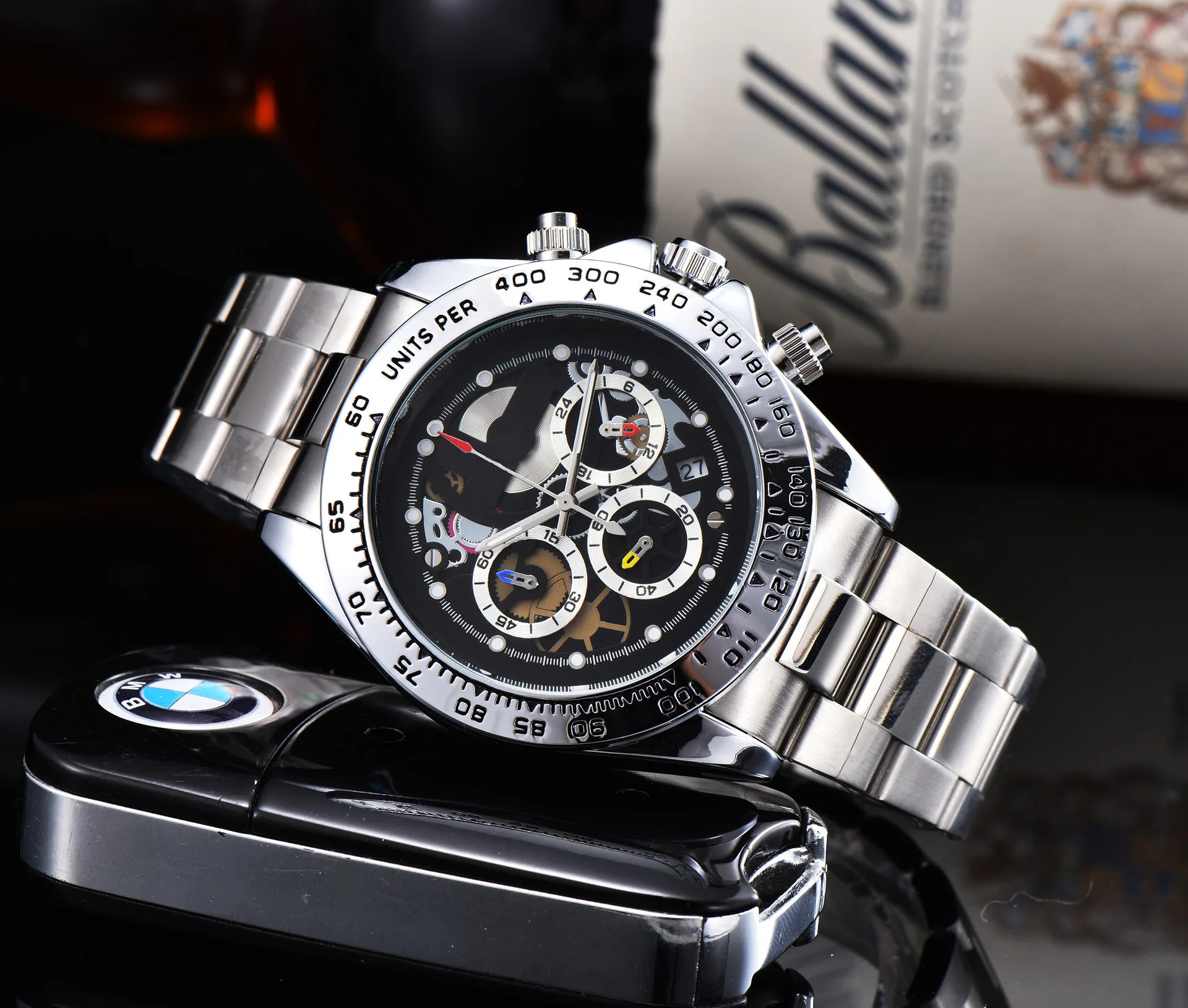 

2021 watch for man patek best selling full function 6-pin DZ male wristwatch montre homme Relogio Masculino Clock