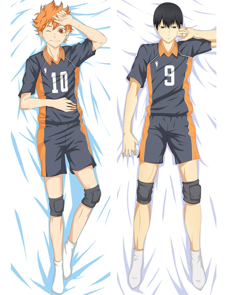 

Haikyuu! Наволочка Hinata Shoyo Dakimakura Otaku, наволочка для обнимающейся подушки, двухсторонняя наволочка для спальни, наволочка 50x150 см