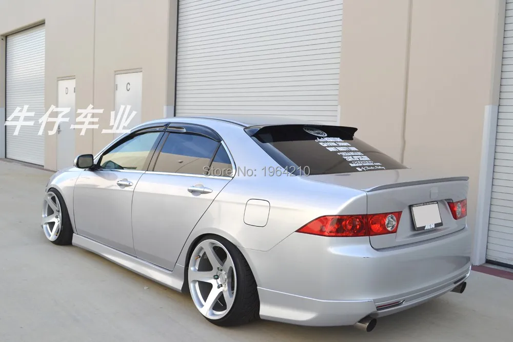 Стайлинг автомобиля для Honda Accord CL7 CL9 4dr 2004 2008 АБС пластик задний спойлер на крышу