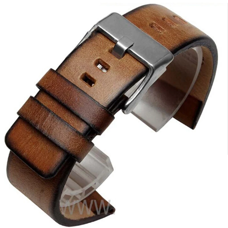 High quality authentic leather strap for DZ 1399 DZ4280 DZ4290 22mm  24mm  28mm Diesel watch strap