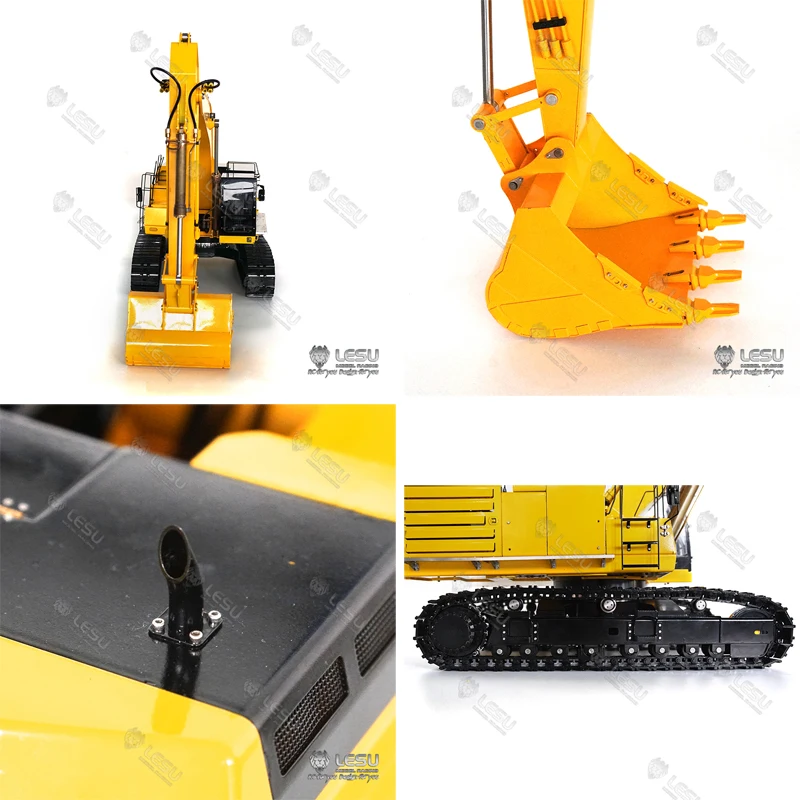 Металлический гидравлический насос экскаватора LESU 1/14 Carter 374 CAT 374F RC клапан