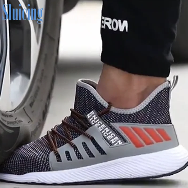 Продуманная SGS тестовая стальная Мужская Уличная Нескользящая дышащая защитная