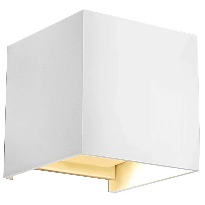 10 Вт светодиодный настенный светильник для интерьера и экстерьера белый 120