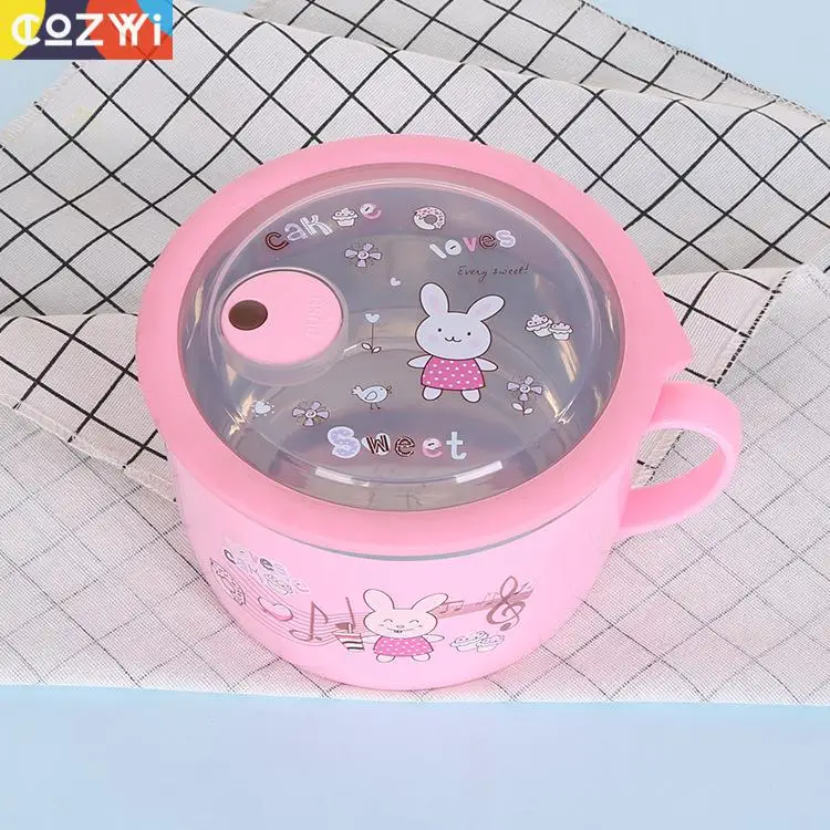 Коробка для ланча SUS 304 с мультяшным рисунком детей коробка бенто миска еды