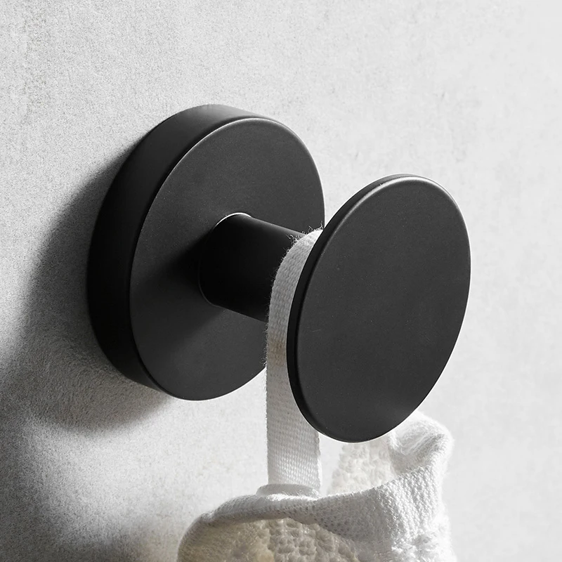 Крючок для одежды из нержавеющей стали с черной росписью настенный крючок