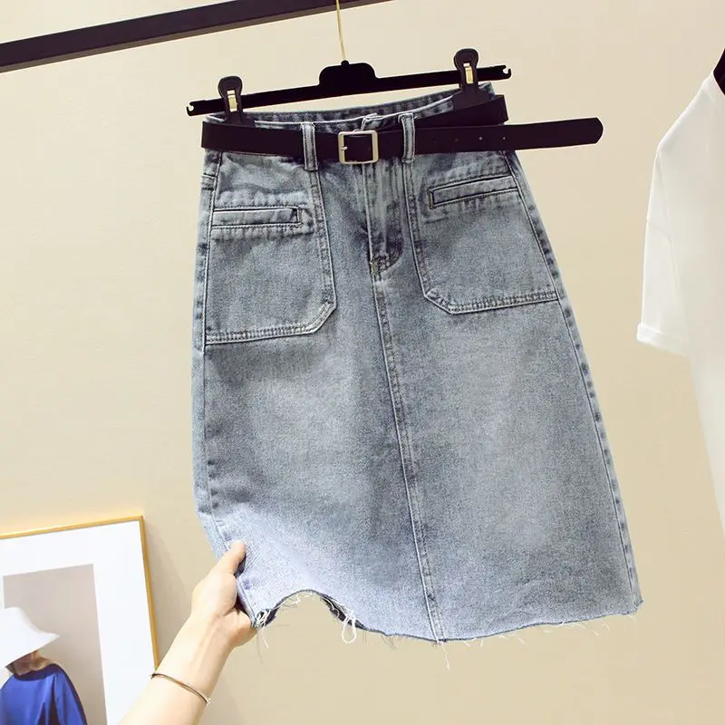 Юбка + пояс летняя Для женщин женская миди длиной до колена в винтажном стиле