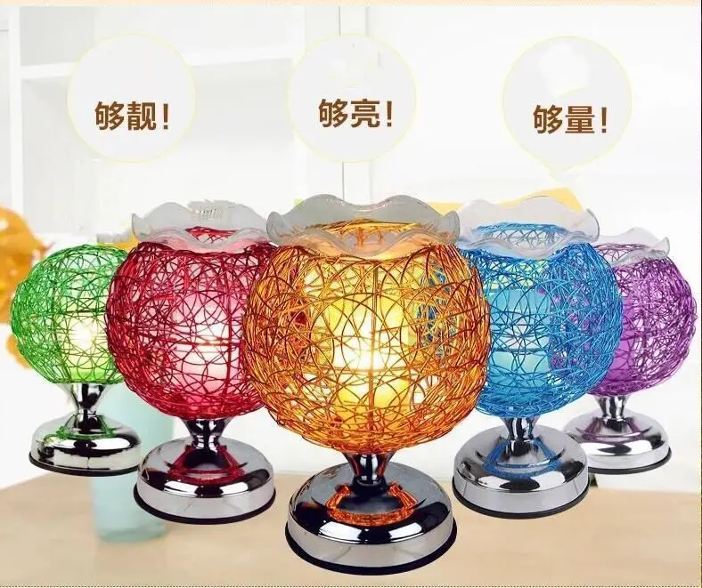 

Bird's Nest Touch Sensor Plug-In Aromatherapy Lamp Essential Oil Lamp Bedside Lamp Night Light European Style