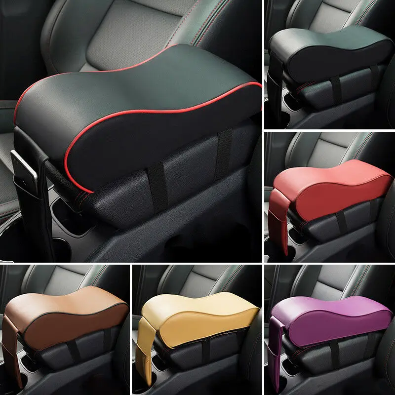 

Multi Color PU Memory Foam Car Center Console Armrest Cushion Pad Box Mat Set fit SUV Auto Interior Accessories