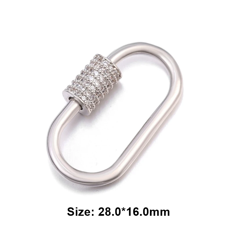 White Gold Juya DIY застежки для ювелирных изделий, принадлежности, Застежка ручной работы, застежка для лобстера, аксессуары для роскошного рукоделия, бисероплетение, изготовление ювелирных изделий - Цвет: White Gold