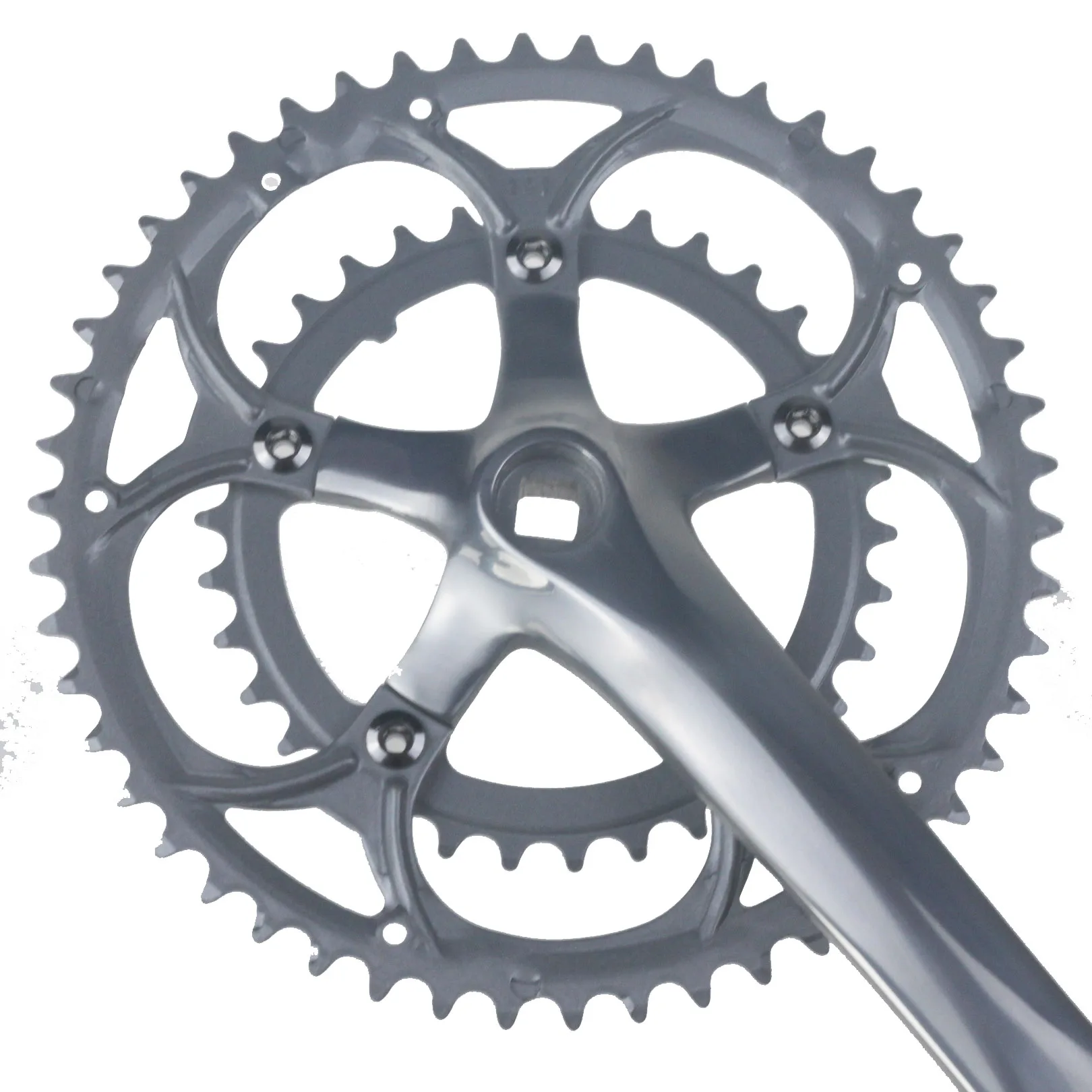 Rennrad Kurbel garnitur Fahrrad Aluminium legierung 50-34t 8/9s Kettenrad Vierkant loch Rennen 170mm Kurbel Fahrrad zubehör – Detail 3