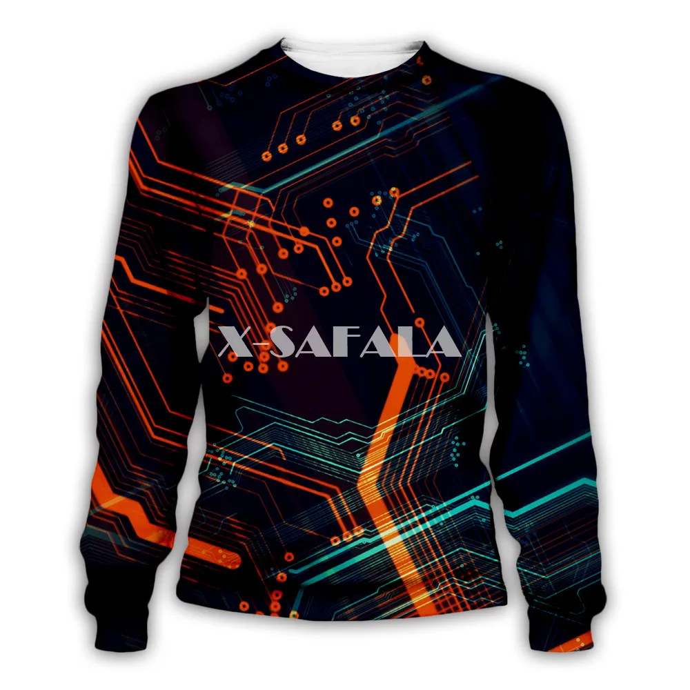 

Electronic chip Hip Hop 3D All Over Print XS-7XL Hoodie Man Women Harajuku Outwear Zipper Pullover Sweatshirt Casual Unisex-2