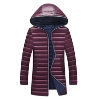 2020 new clothing down winter jackets business long winter coat men solid fashion overcoat outerwear warm