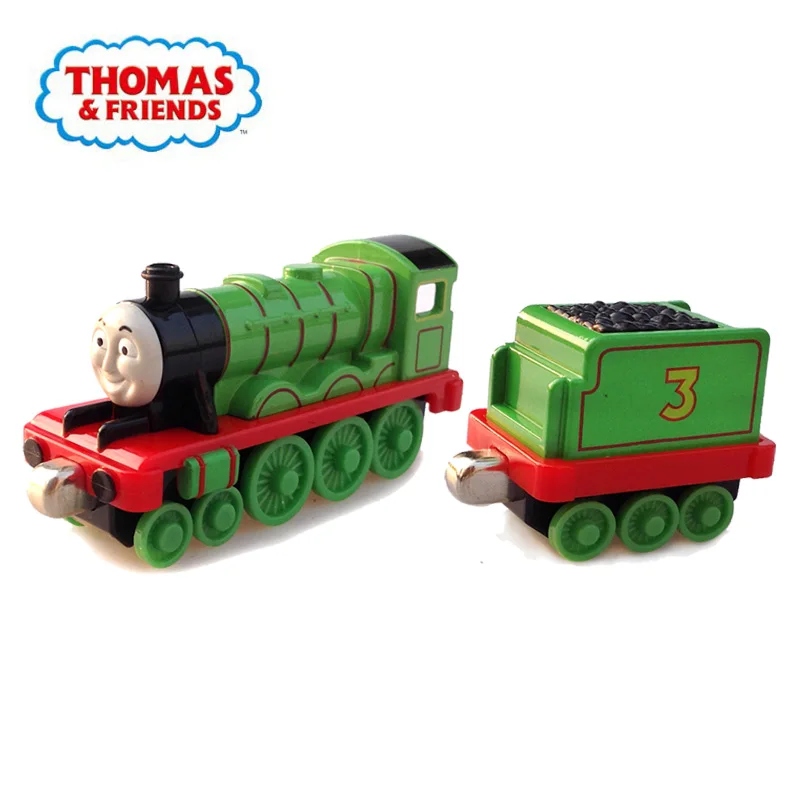

Thomas and Friends Vehicles Alloy Henry Locomotive Train and Henry Carriage Set Kids Toy Cars for Children Gifts