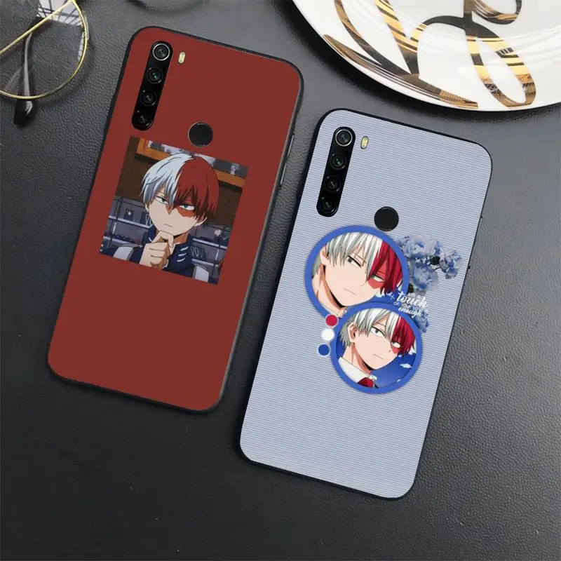 

Shoto Todoroki My Hero academia Phone Case For Xiaomi Redmi note 7 8 9 t max3 s 10 pro lite coque shell cover funda