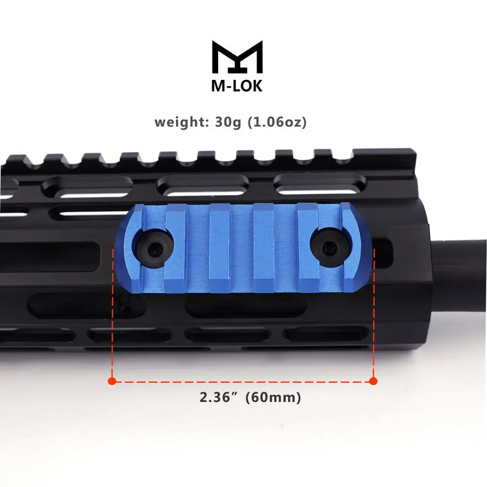 Охотничьи рельсовые крепления 5-slot picatinny аксессуары MLOK рельсовая алюминиевая