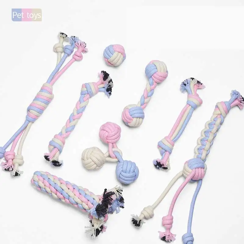 

Жевательные игрушки для собак, веревка для собак, игрушка для собак, игрушка для щенка, долговечная игрушка с сопротивлением укусам и моляру