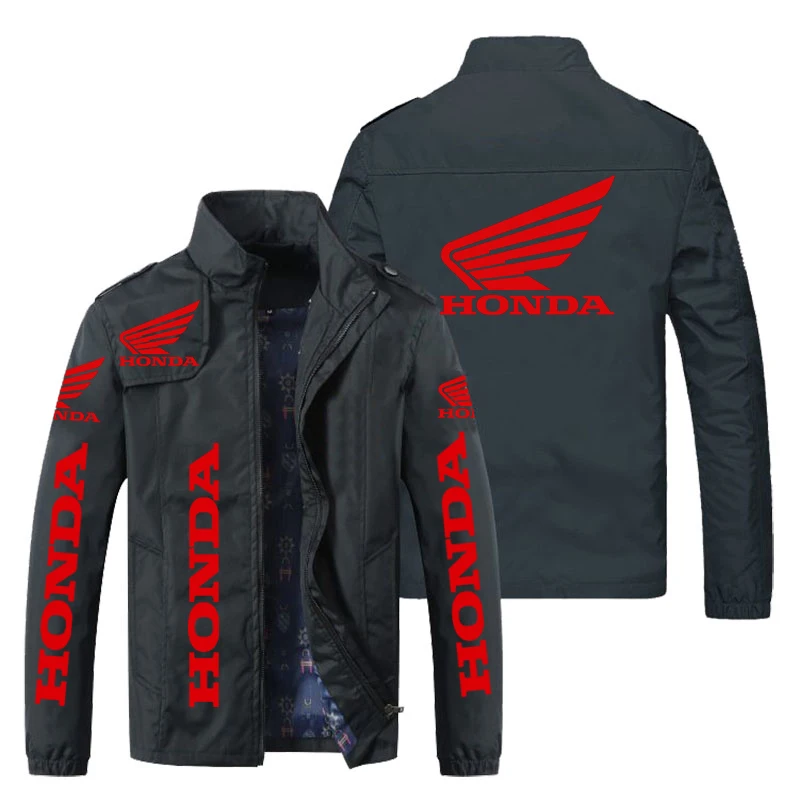 

Men‘s Honda Jacket Windbreaker 2021 New Style Honda Red Logo Baseball Uniform Motorcycle Jacket Racing Wear Apparel Men Clothing