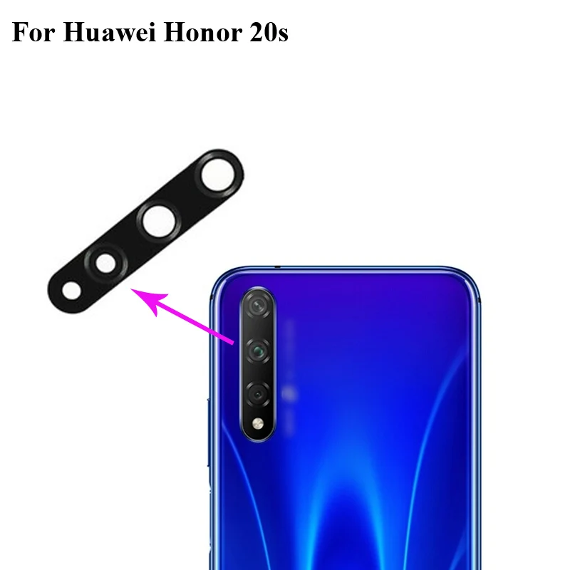 Стеклянная крышка для объектива задней камеры Huawei Honor 20 S 2 шт.|Модули мобильных