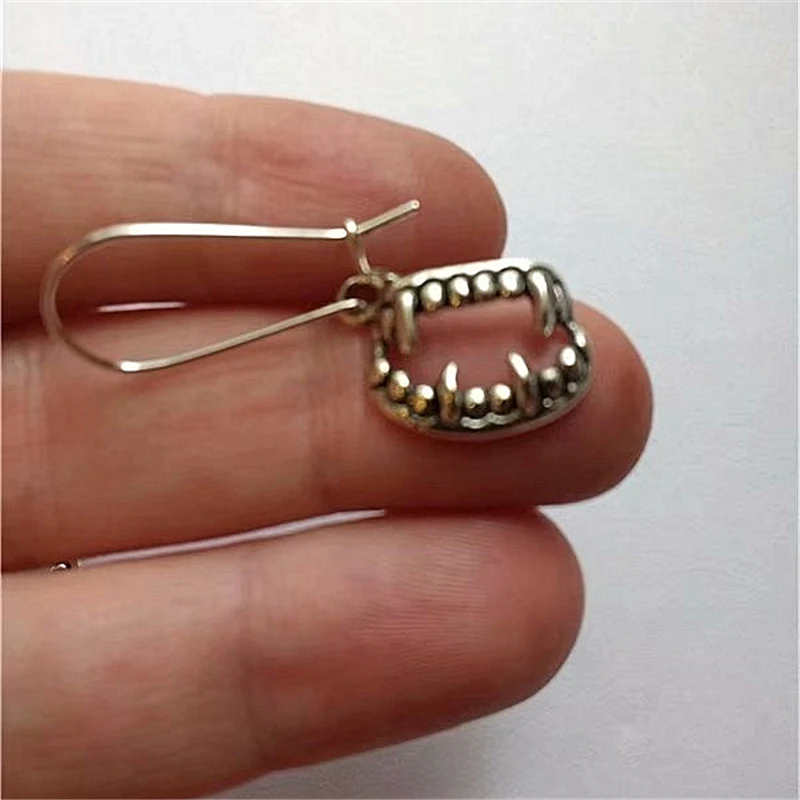 

Dainty Vampire Earrings, Vampire Jewelry, Vampire Teeth, Halloween Earrings Gift