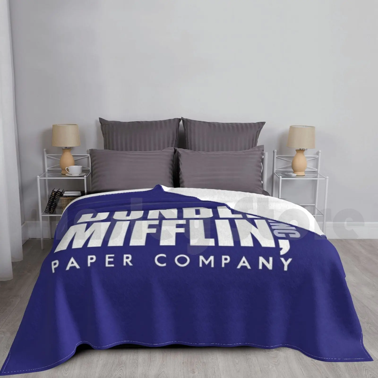 

Бумажная компания Dunder Mifflin, одеяло для дивана, кровати, путешествий, офиса, Джим хэлперт, дут, Шрут, Дандер, мифлин