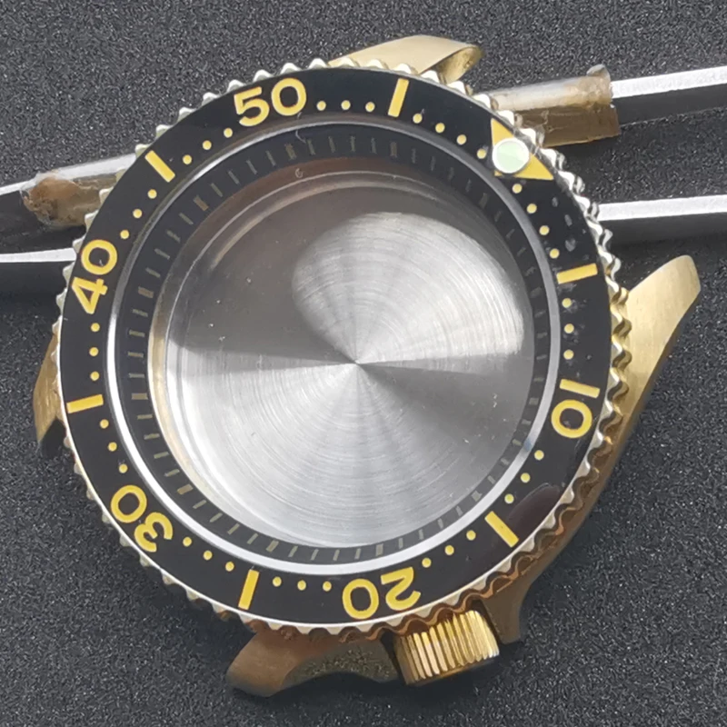 Heimdallr Watch Parts SKX007 Aluminum Bronze Watch Case Sapphire 200M Waterproof Suitable For NH35A/36A Automatic Movement
