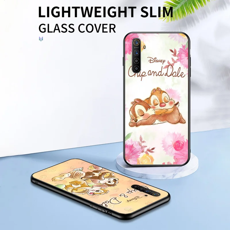 disney cartoon animation cute chip dale for oppo a93 a92 a73 a53s a52 a32 a31 a12e a1k find x2 x3 pro lite neo black phone case free global shipping