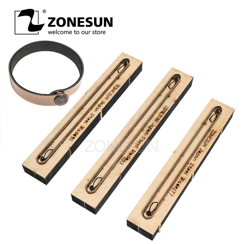 

ZONESUN Bracelet Leather Cutting Die Papercraft Paper Art Leather Decoration Tool For Die Cutting Machine Diy Handicraft Cutter