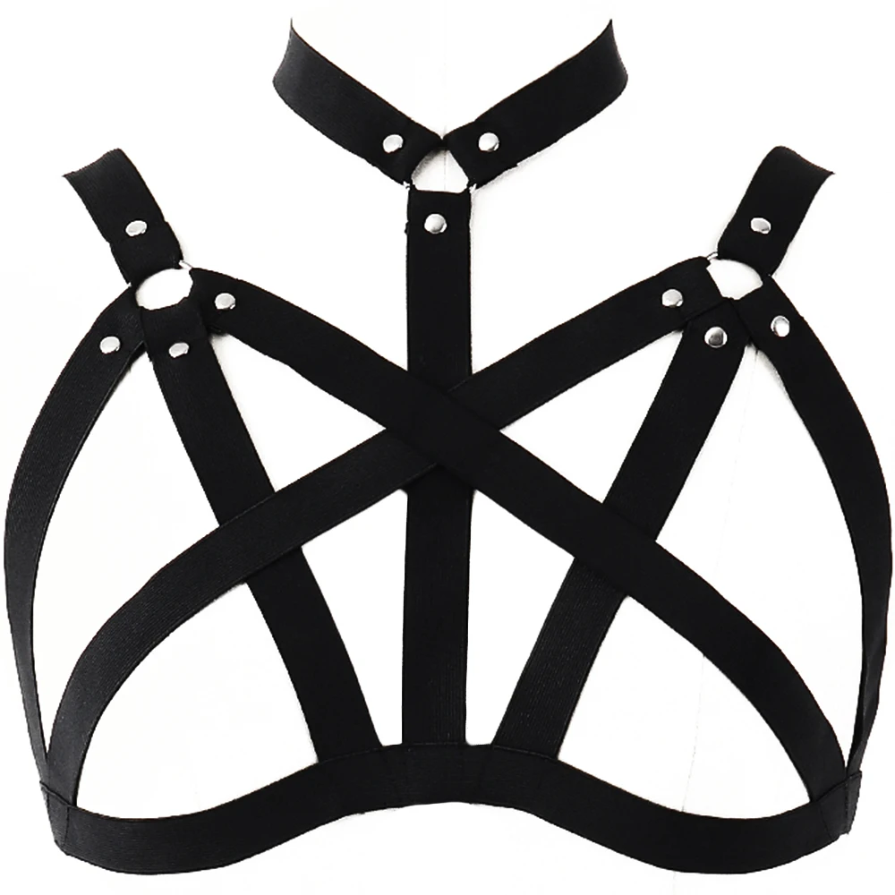 Женский бюстгальтер с открытой грудью заклепками | Женская одежда