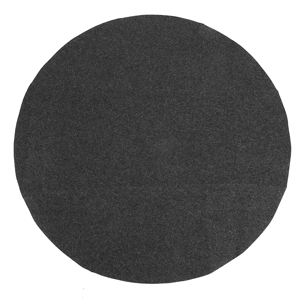 

36in Round Shape Gary Barbecue Mat Oil Resistant BBQ Floor Protective Mat for Home Party Use Barbecue Accessories