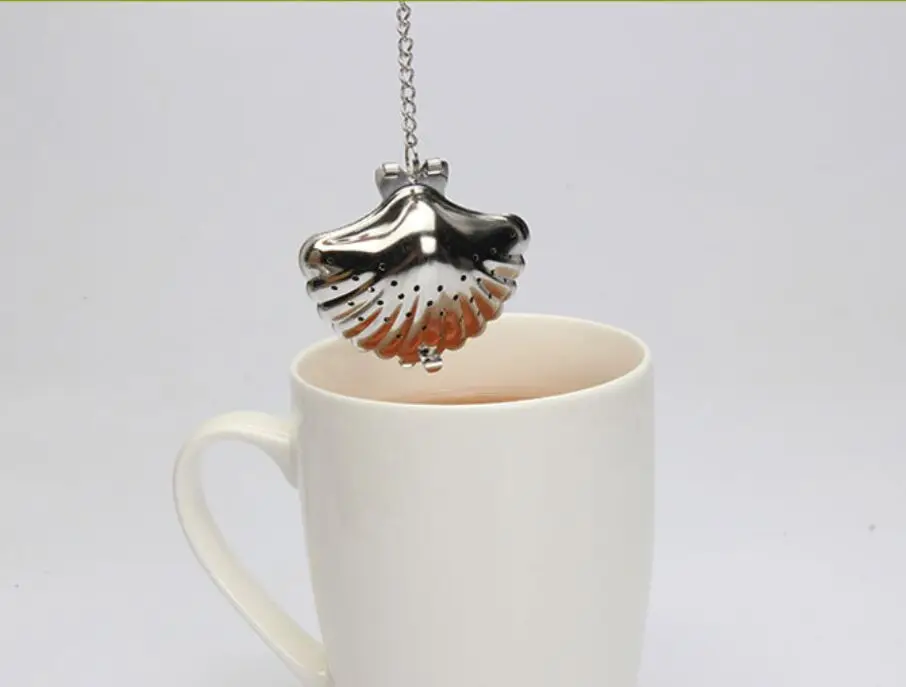 Черный серый питомец, кошачий чай, заварка, Пищевая силиконовая резина, мурлыкающий чай, животное, собака, чай, фильтр, ситечко для чая - Цвет: shell silver color