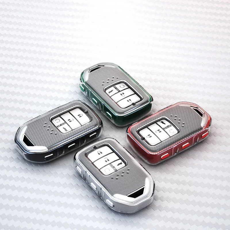 

TPU Car Smart Key Case Cover for Honda Hrv Civic 2017 Accord 9 Crider City Cr-v Vezel Spirior Odyssey Freed Pilot Fit Jade