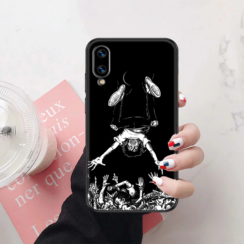 Чехол Playboi Carti Rapper Die lit для телефона Huawei Honor 6A 7A 7C 8A 8X 8 9 9X 10 10i 20 Lite Pro Черный Модный