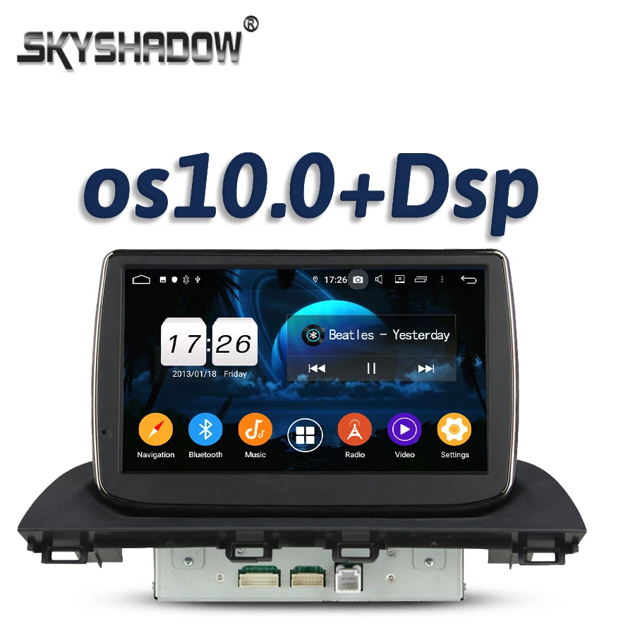 720P DSP для Mazda 3 Axela 2014 2015 IPS Android 10 2G Оперативная память 16 Гб 4 core dvd-плеер автомобиля AHD