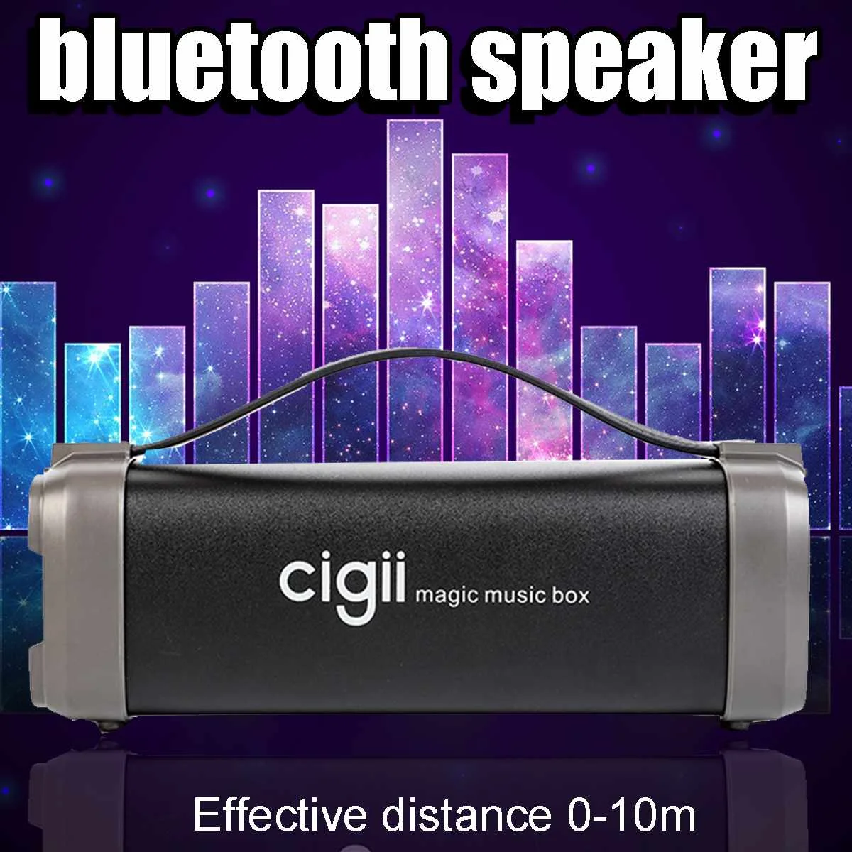 1500 мАч CIGII F52 беспроводной портативный Bluetooth динамик сабвуфер объемного шума шумоподавления наушники Вечерние