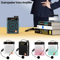 loudspeaker voice amplifier wireless microphone headset for meeting classroom dual speaker voice amplifier
