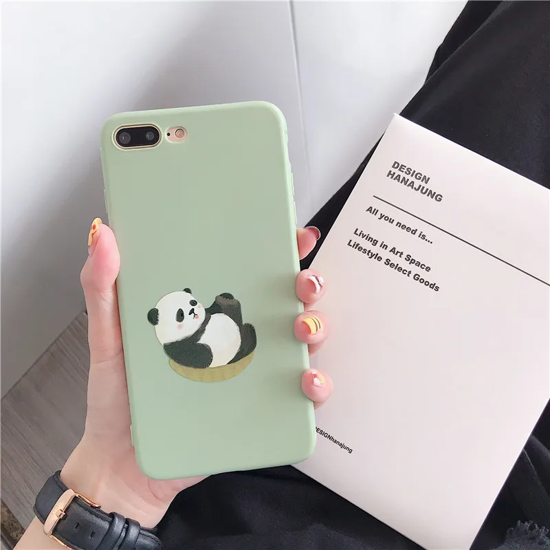 Чехол для iPhone 6 6s 7 8 Plus X XR XS MAX милый мультяшный летний мягкий чехол из ТПУ с