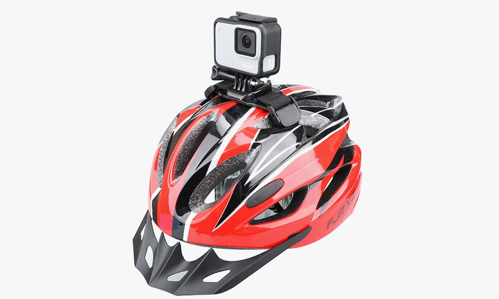 Vamson для спортивной экшн-камеры Go Pro Hero 7/6/5/8 регулируемый ремешок для шлема с креплением для головы держатель адаптер для спортивной экшн-камеры Xiaomi Yi 4K OSMO экшн VP201X