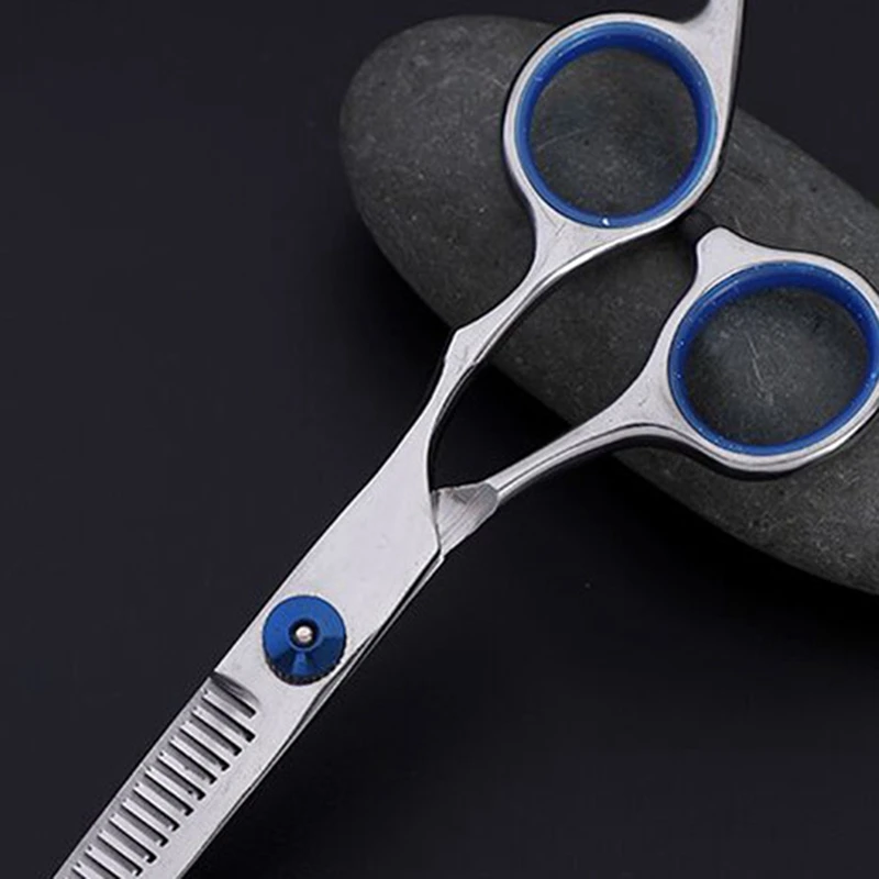 

4 Pcs Hair Cutting Scissors Set,Professional Barber Hair Scissors,Thinning Scissor,Leather Scissors Case,Flat Shear