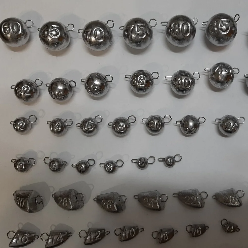 Грузила для рыбалки  «Чебурашка разборная» от 24 гр. до 50 гр. бесплатная доставка цена указана за 10 шт. одного веса