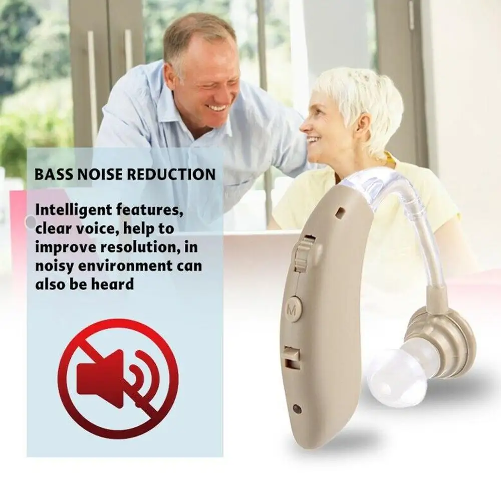 2020 New Hearing Aid Rechargeable Aids Mini BTE Invisible USB Ear Sound Amplifier For The Elderly Care Deaf Hear | Красота и здоровье
